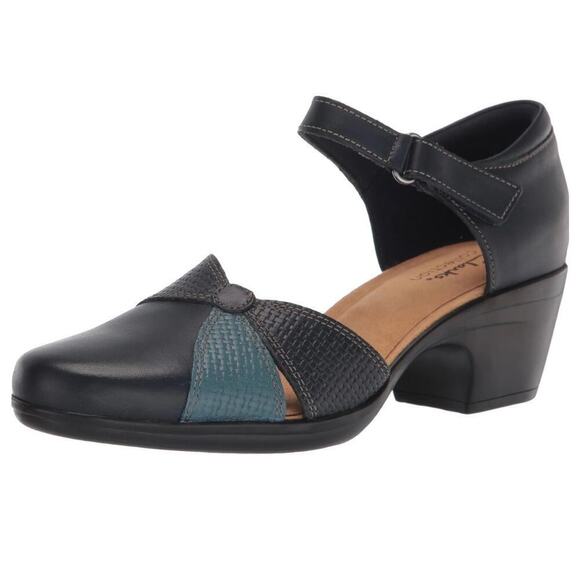 Clark’s Woman  Nevy Leather Pumps  Emily Rae Sandal, Size 11M - Picture 1 of 9